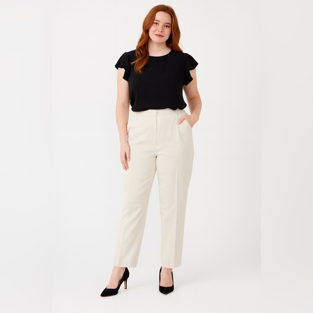 Nygard Collection Cream Dress Pants Size 10 Petite